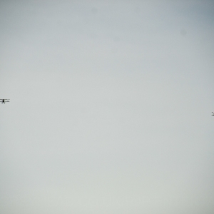 Bi-planes at an airshow in Catalunya, Spain