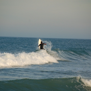 Surfer in Florianopolis, Brazil